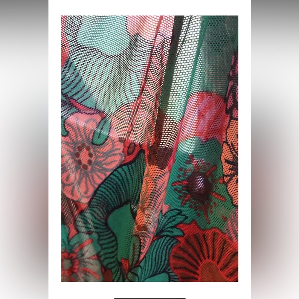 Maaji maxi skirt cover up in cherry red glory Medium - Picture 8 of 15